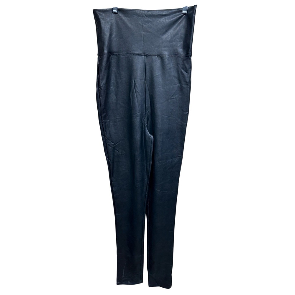 Zenana Outfitters Faux Leather High Waisted‎ Leggings Black Medium OP-1837